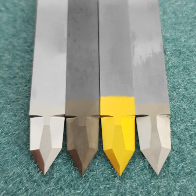 Noże ostrza pokrywanie   TIN CER DLC