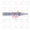 TT-D10-22-W90 Nóż oscylacyjny dwukierunkowy Ostrze dwustronne CNC weldon wymiary schemat rysunek techniczny noża ostrza