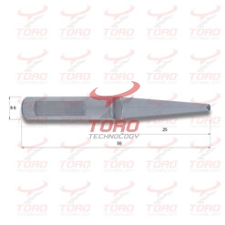 TT-D6-25-W90 CNC Weldon oboustranný oscilační nůž Reverzibilní nůž Rozměrový diagram Nůž Technický výkres